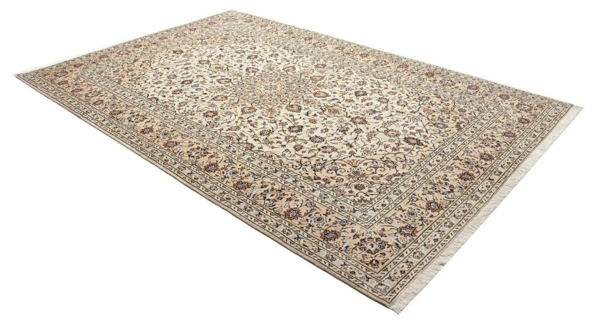 Kashan Persian Rug — hand-knotted, 203 × 305 cm, Wool