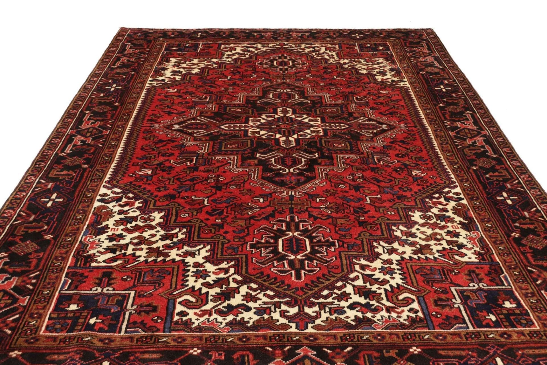 Heriz Persian Rug 207 × 293 cm, Wool, hand-knotted