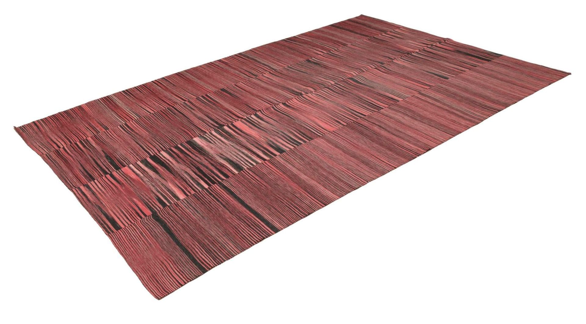 kelim-neo-193-x-291cm-handgewebt-rustikaler-stil-warme-farben-1 Kilim Persian Rug — hand-woven, 193 × 291 cm, Wool
