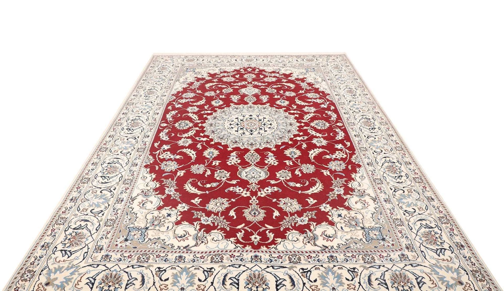 nain-teppich-203-x-298cm-florale-muster-schurwolle-handgeknupft-3 Nain Persian Rug 203 × 298 cm, Wool, hand-knotted