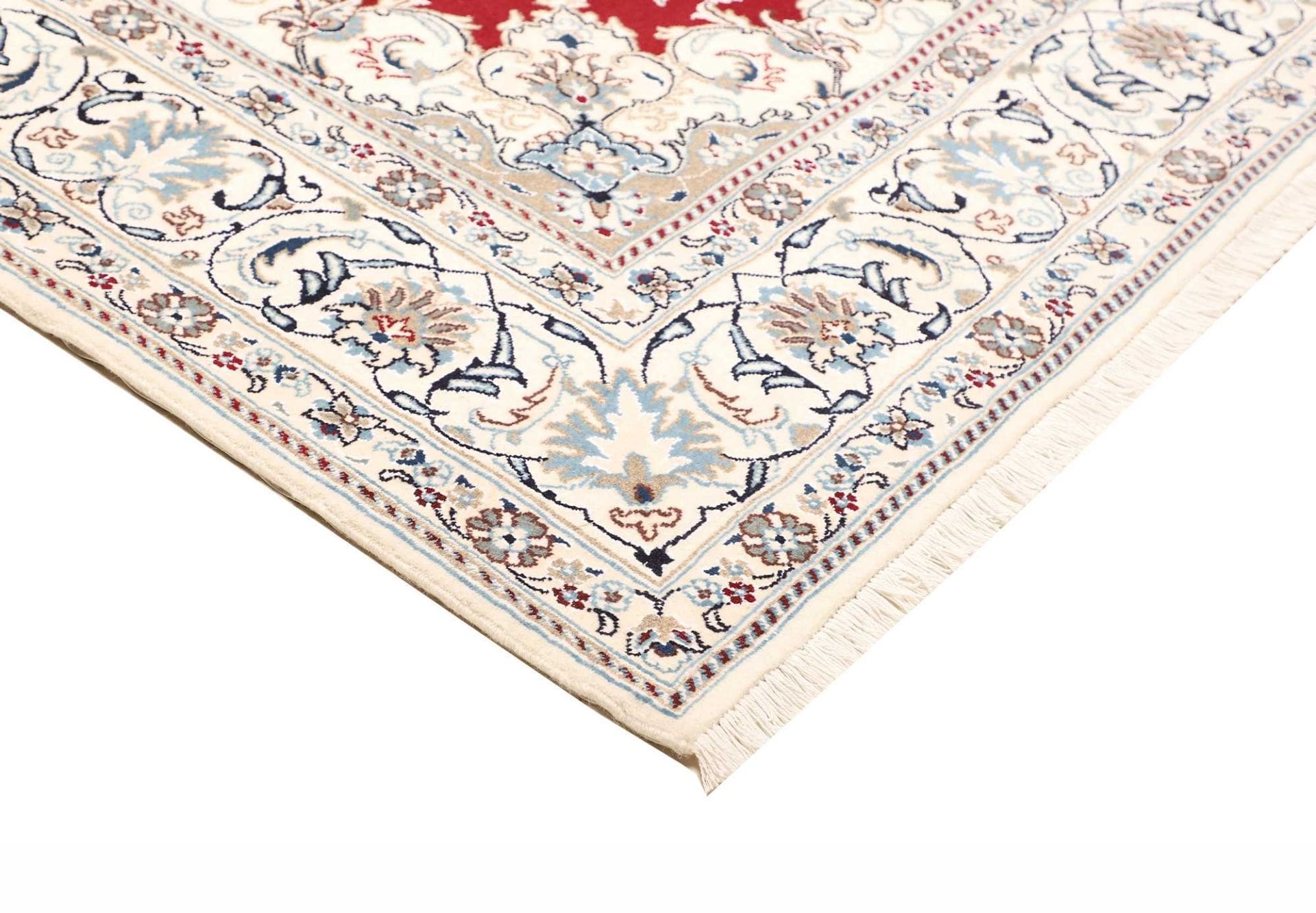 nain-teppich-203-x-298cm-florale-muster-schurwolle-handgeknupft-4 Nain Persian Rug 203 × 298 cm, Wool, hand-knotted