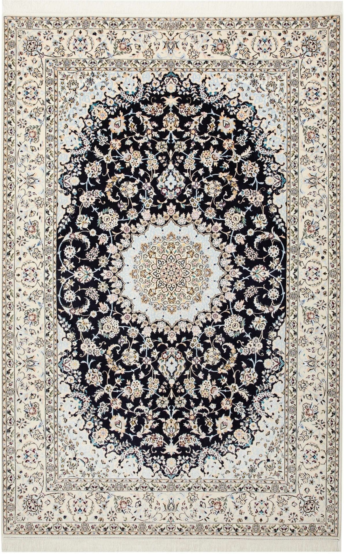 Nain Persian Rug — hand-knotted, 165 × 246 cm, Wool