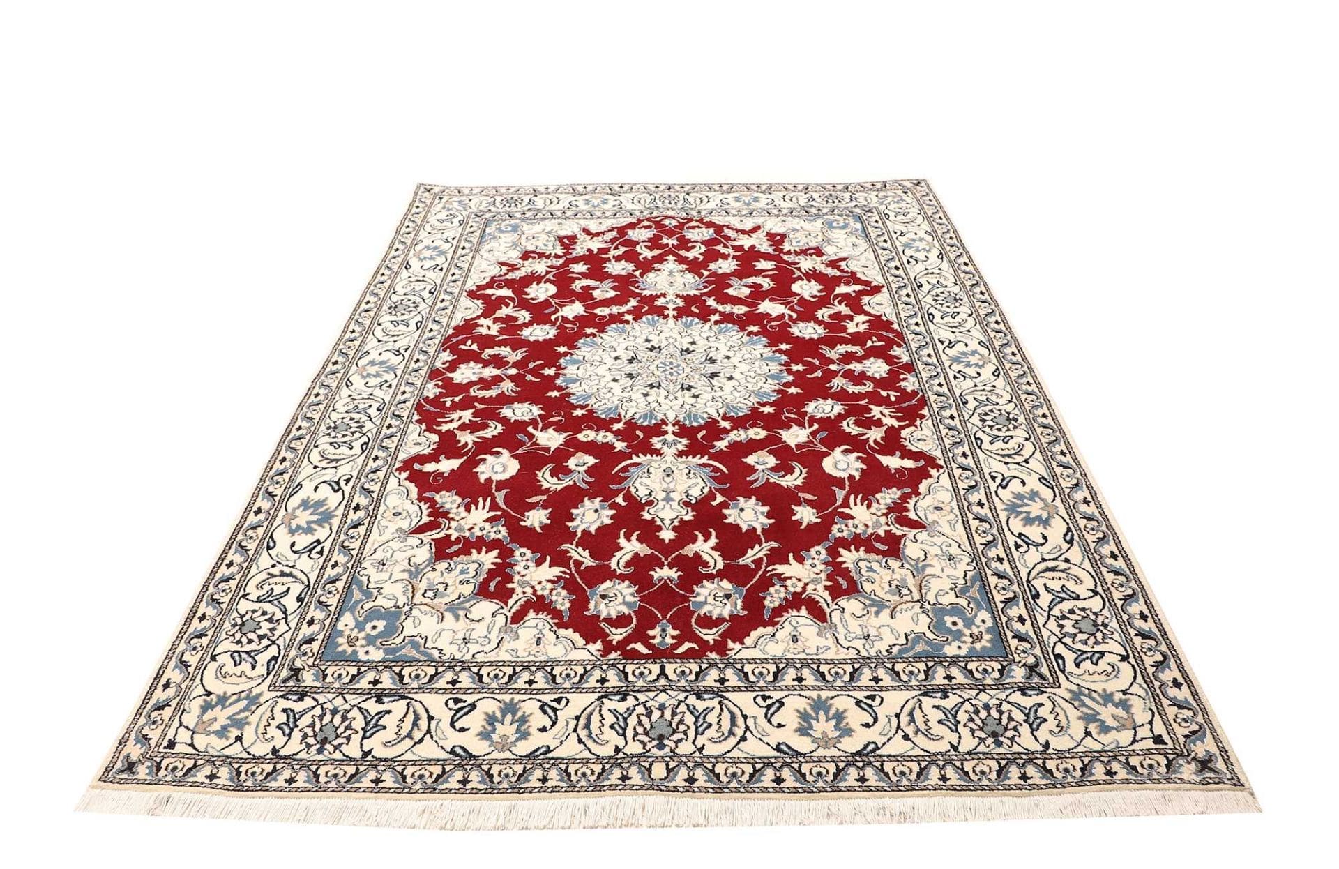 Nain Persian Rug 173 × 235 cm, Wool, hand-knotted