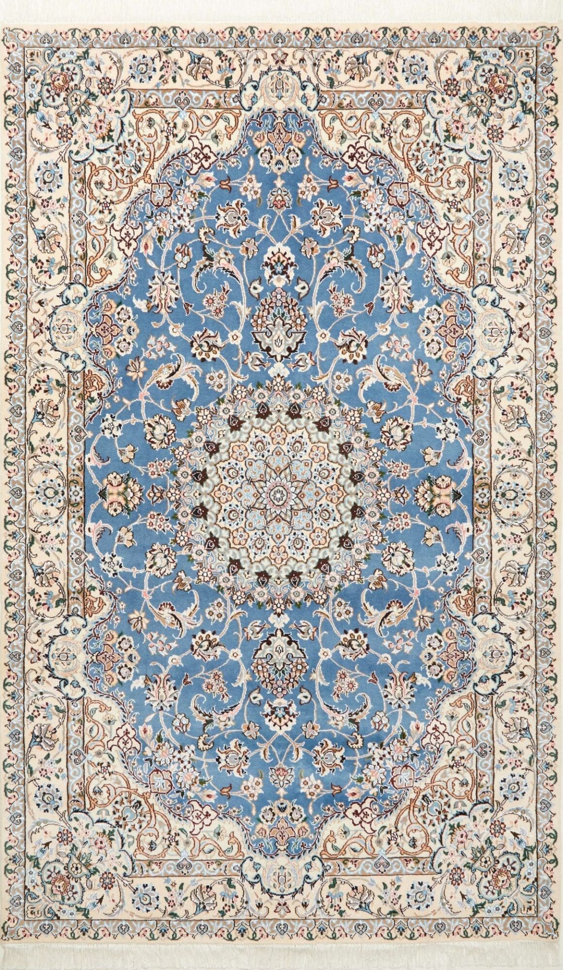 Nain Persian Rug 156 × 255 cm, Wool, hand-knotted