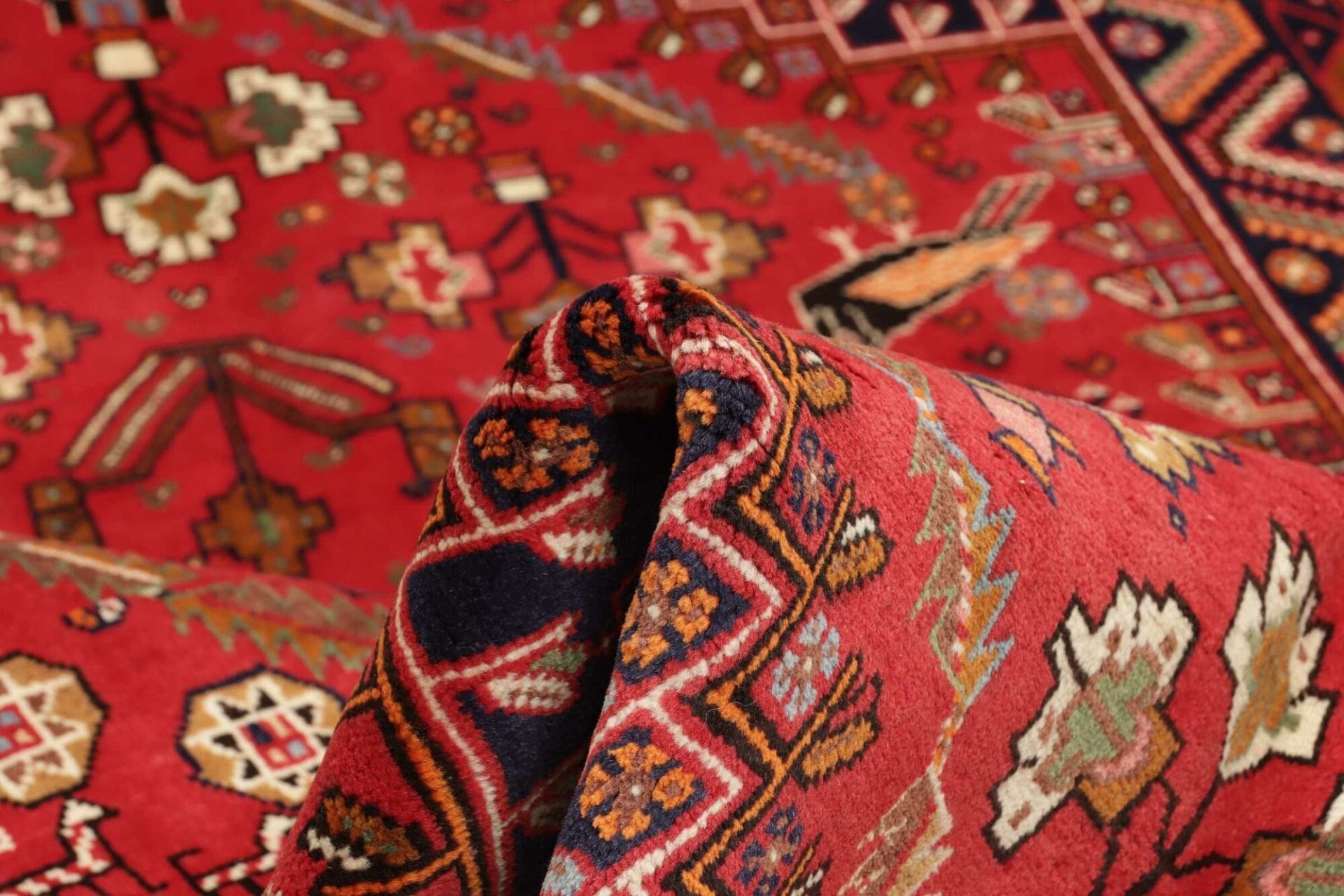 gashghai-teppich-171-x-255-cm-handgeknupft-schurwolle-nomadenstil-8 Qashqai Persian Rug 171 × 255 cm, Wool, hand-knotted