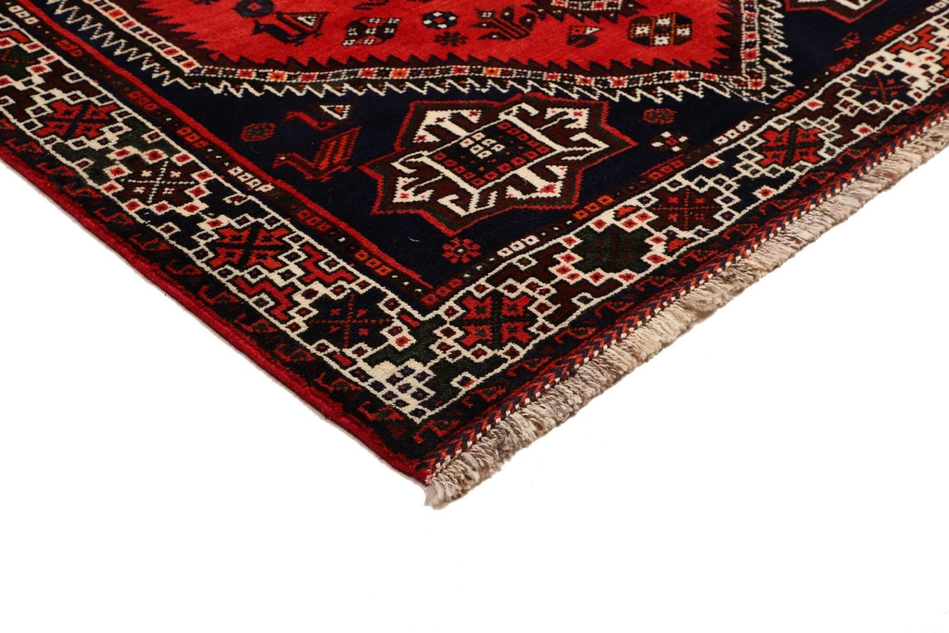 Shiraz Persian Rug 166 × 235 cm, Wool, hand-knotted