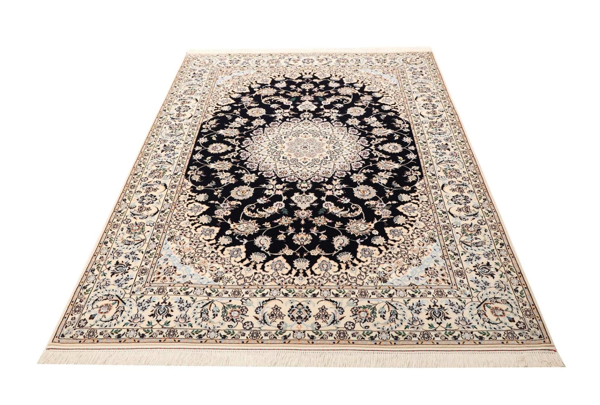 Nain Persian Rug — hand-knotted, 161 × 231 cm, Wool