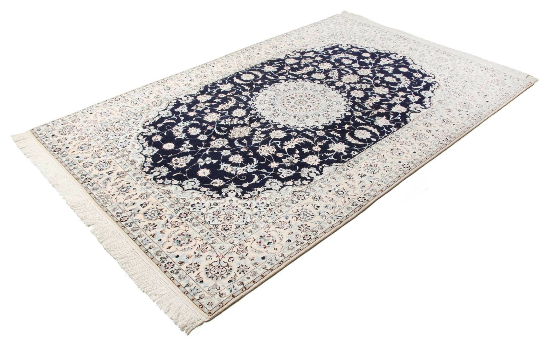 Hand-Knotted Wool Nain Persian Rug, 156 × 240 cm