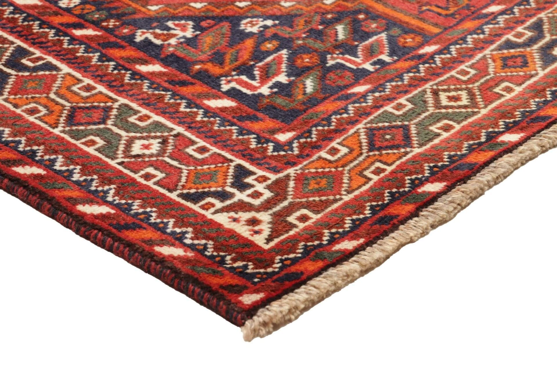Hand-Knotted Wool Qashqai Persian Rug, 158 × 259 cm