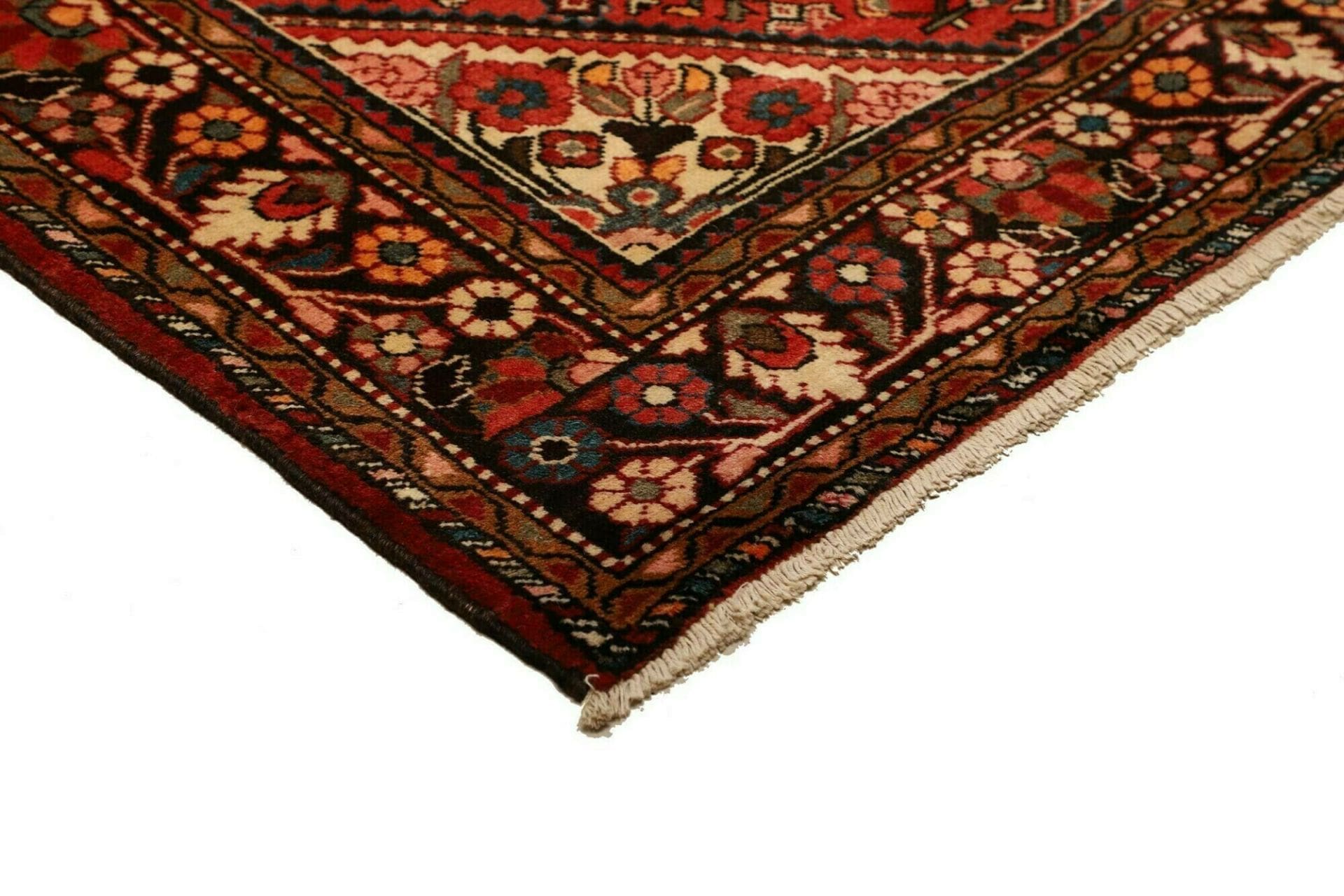 Hamadan Persian Rug — hand-knotted, 158 × 222 cm, Wool