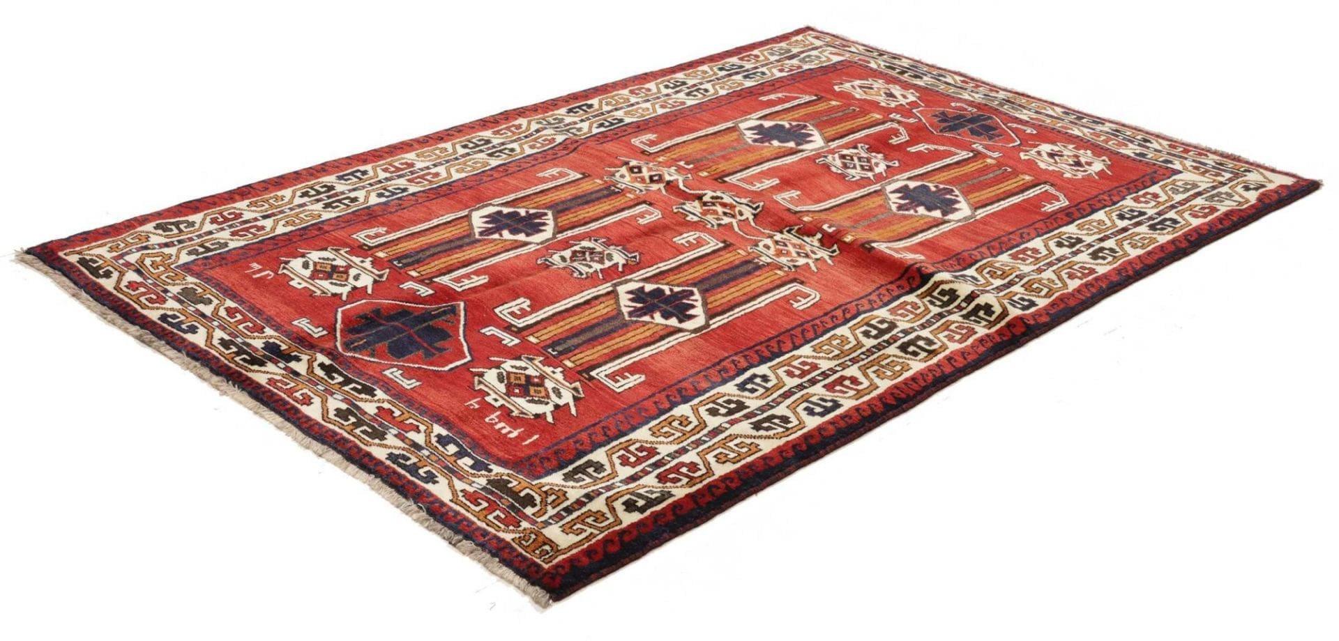 lori-orientteppich-173-x-255cm-geometrisch-handgeknupft-1 Loribaft Persian Rug 173 × 255 cm, Wool, hand-knotted