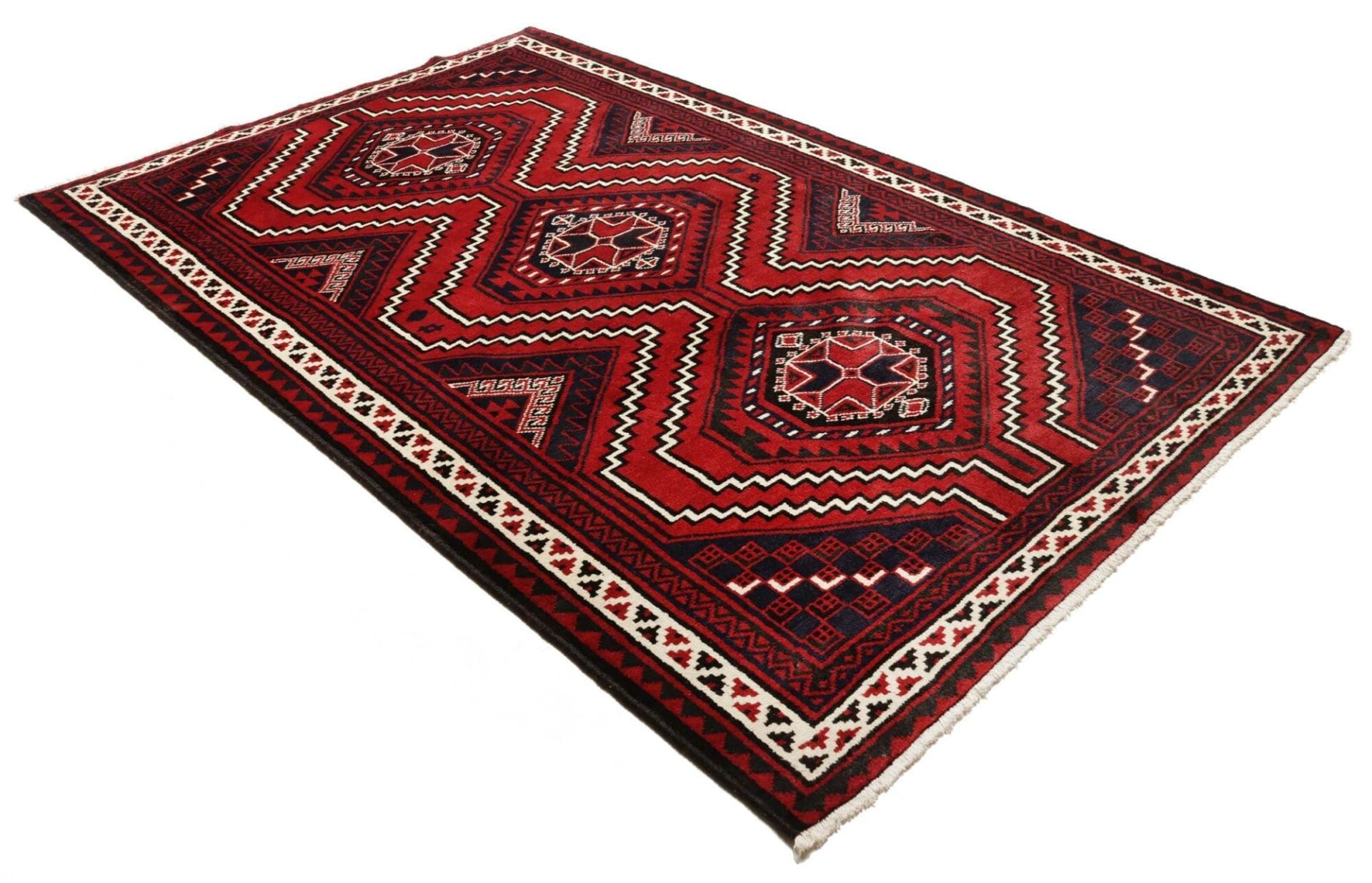 lori-orientteppich-172-x-265-cm-geometrisches-muster-handgeknupft-2 Loribaft Persian Rug — hand-knotted, 172 × 265 cm, Wool
