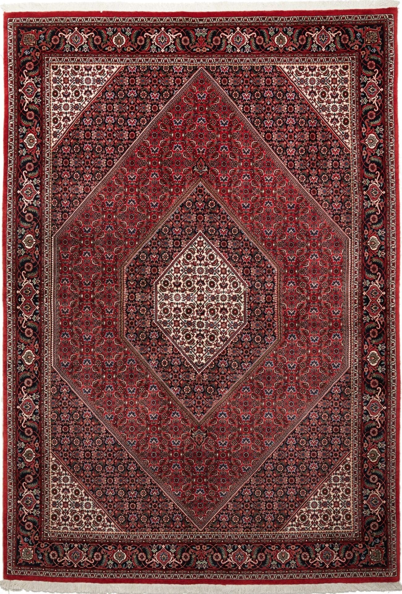 persischer-bidjar-teppich-171-x-246cm-handgeknupft-schurwolle-1 Hand-Knotted Wool Bijar Persian Rug, 171 × 246 cm