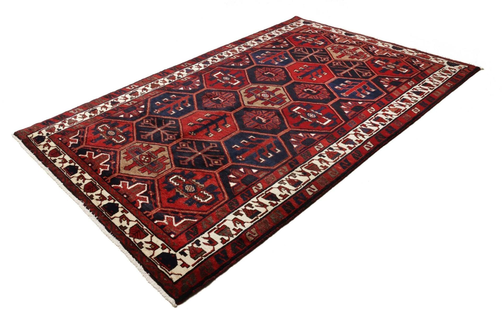 Hand-Knotted Wool Loribaft Persian Rug, 177 × 266 cm