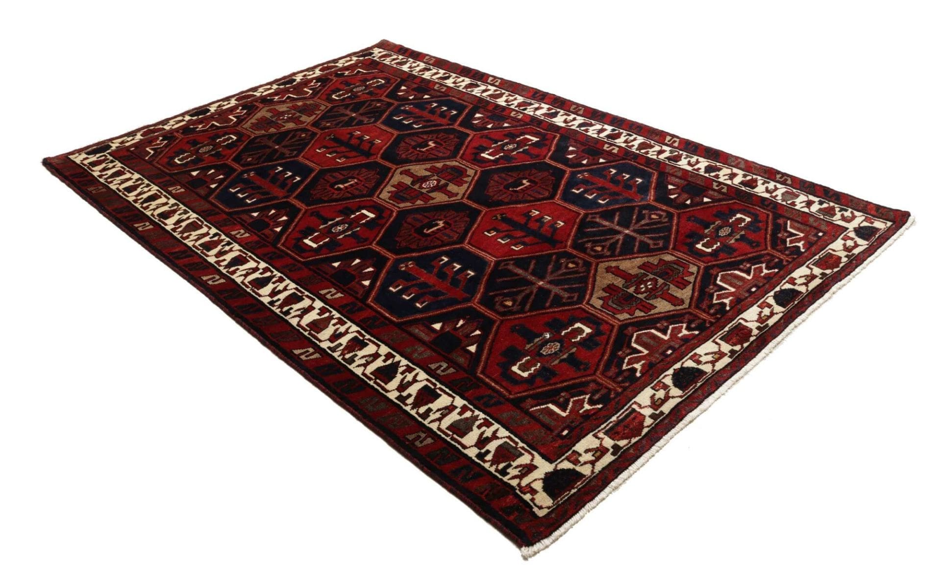 Hand-Knotted Wool Loribaft Persian Rug, 177 × 266 cm