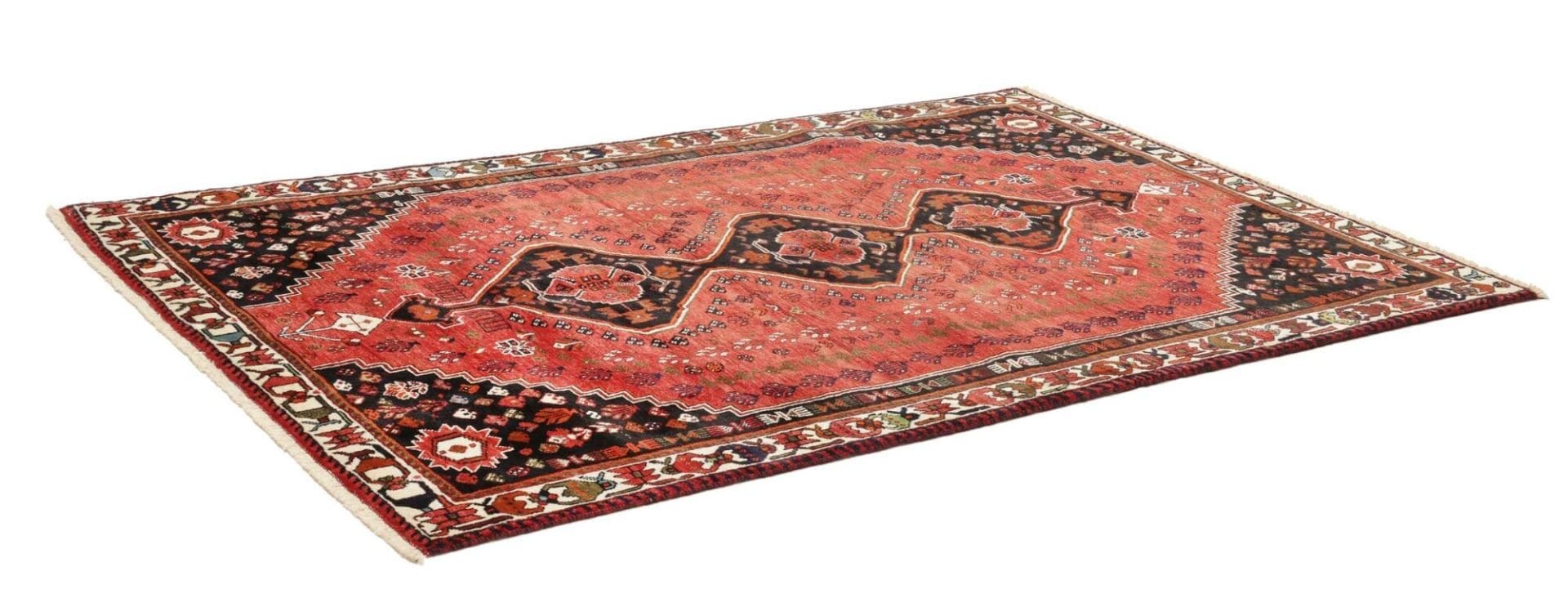 Shiraz Persian Rug 166 × 253 cm, Wool, hand-knotted
