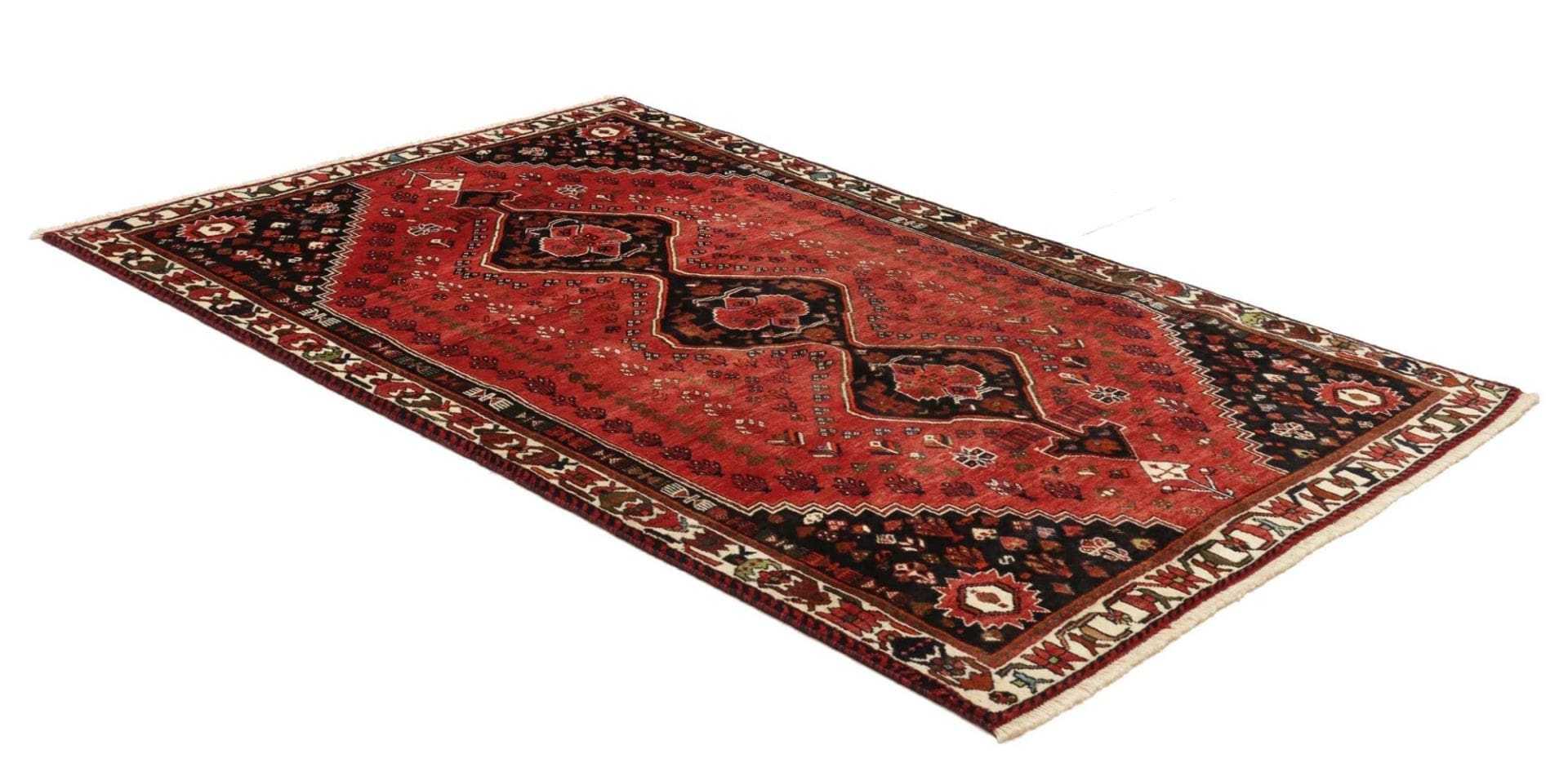 Shiraz Persian Rug 166 × 253 cm, Wool, hand-knotted