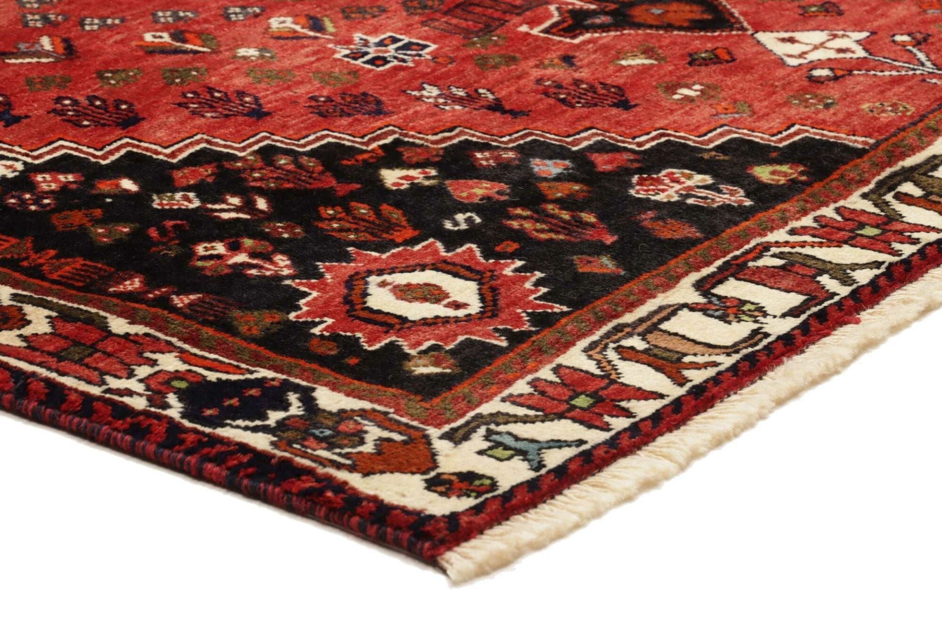Shiraz Persian Rug 166 × 253 cm, Wool, hand-knotted