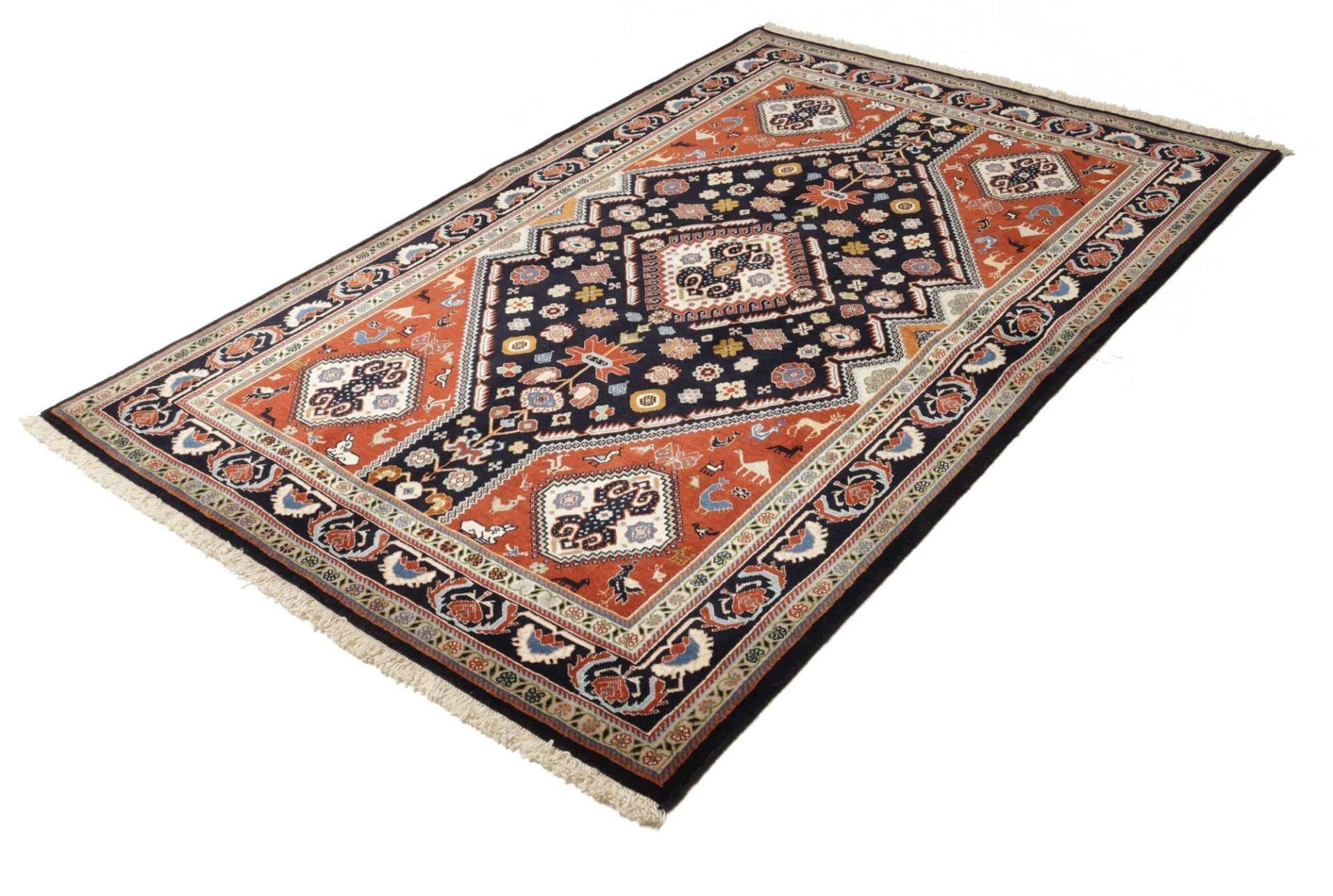 rizbaft-orientteppich-143-x-215-cm-schurwolle-handgeknupft-1 Persian Rug 143 × 215 cm, Wool, hand-knotted