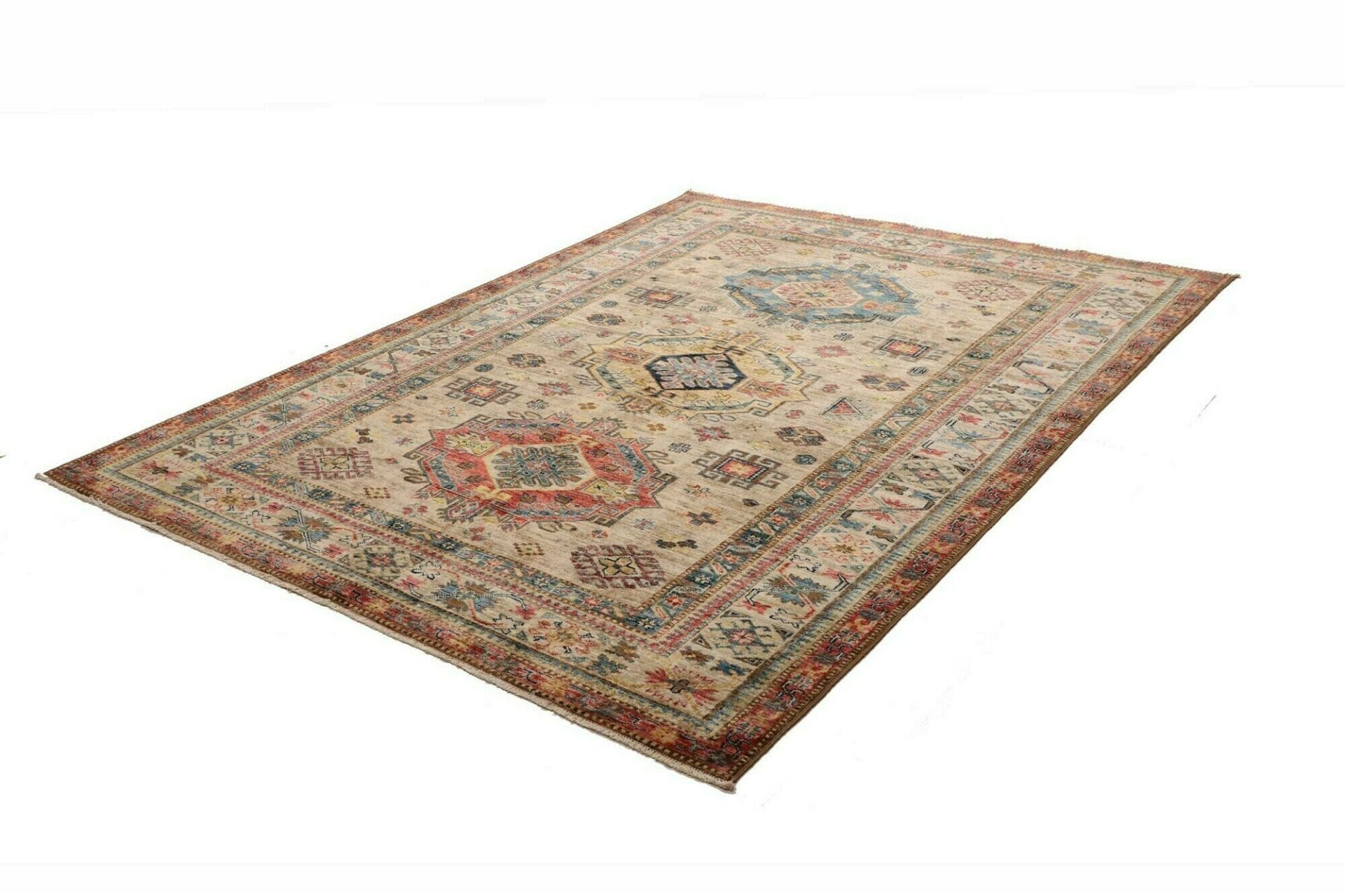 Kazak Pakistani Rug 170 × 234 cm, Wool, hand-knotted