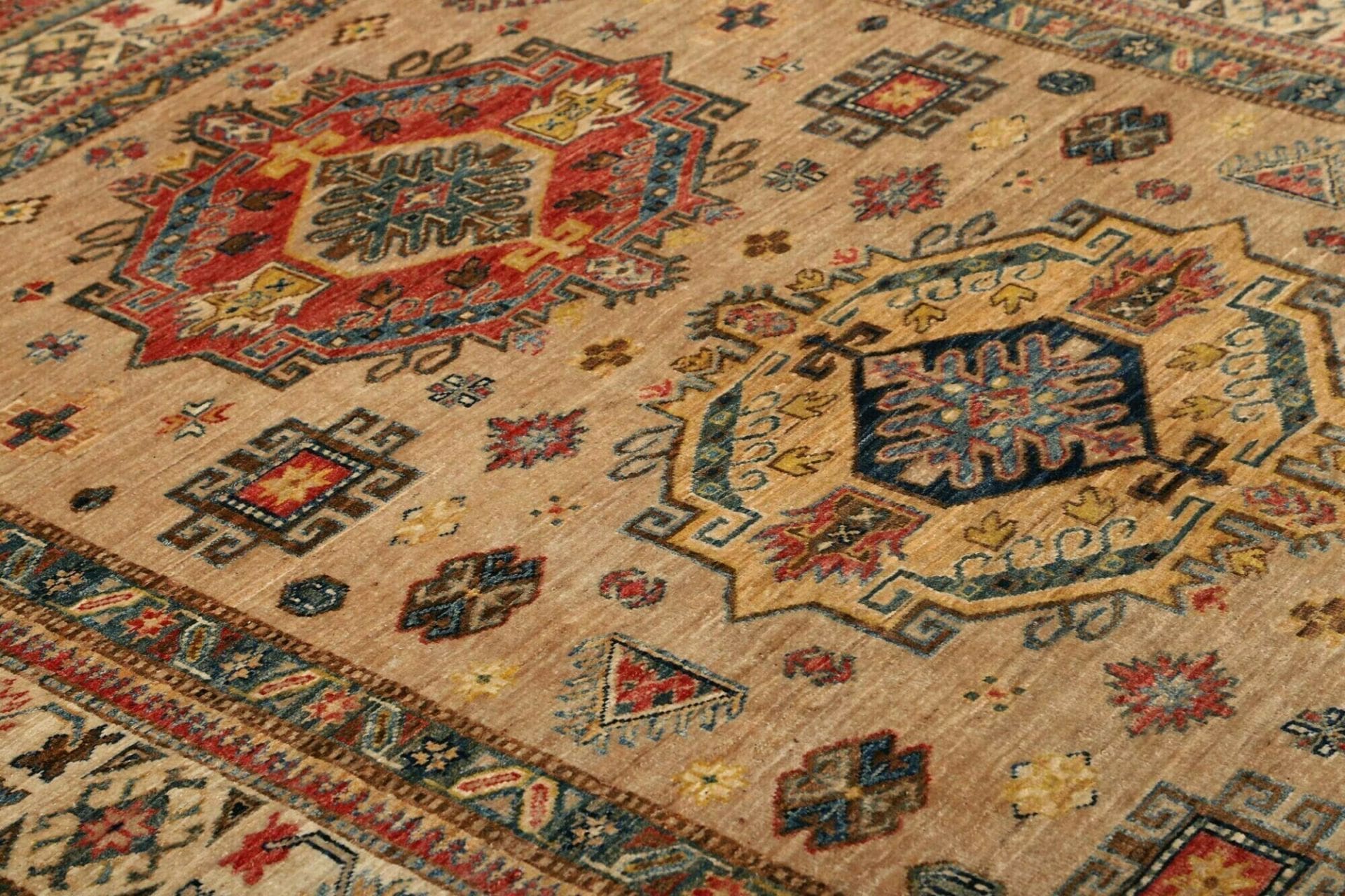Kazak Pakistani Rug 170 × 234 cm, Wool, hand-knotted