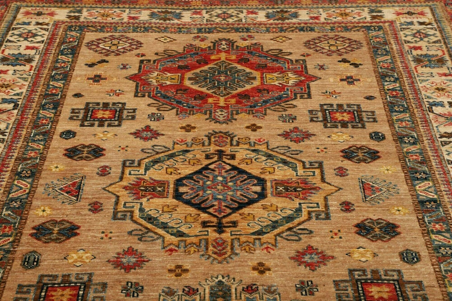 Kazak Pakistani Rug 170 × 234 cm, Wool, hand-knotted
