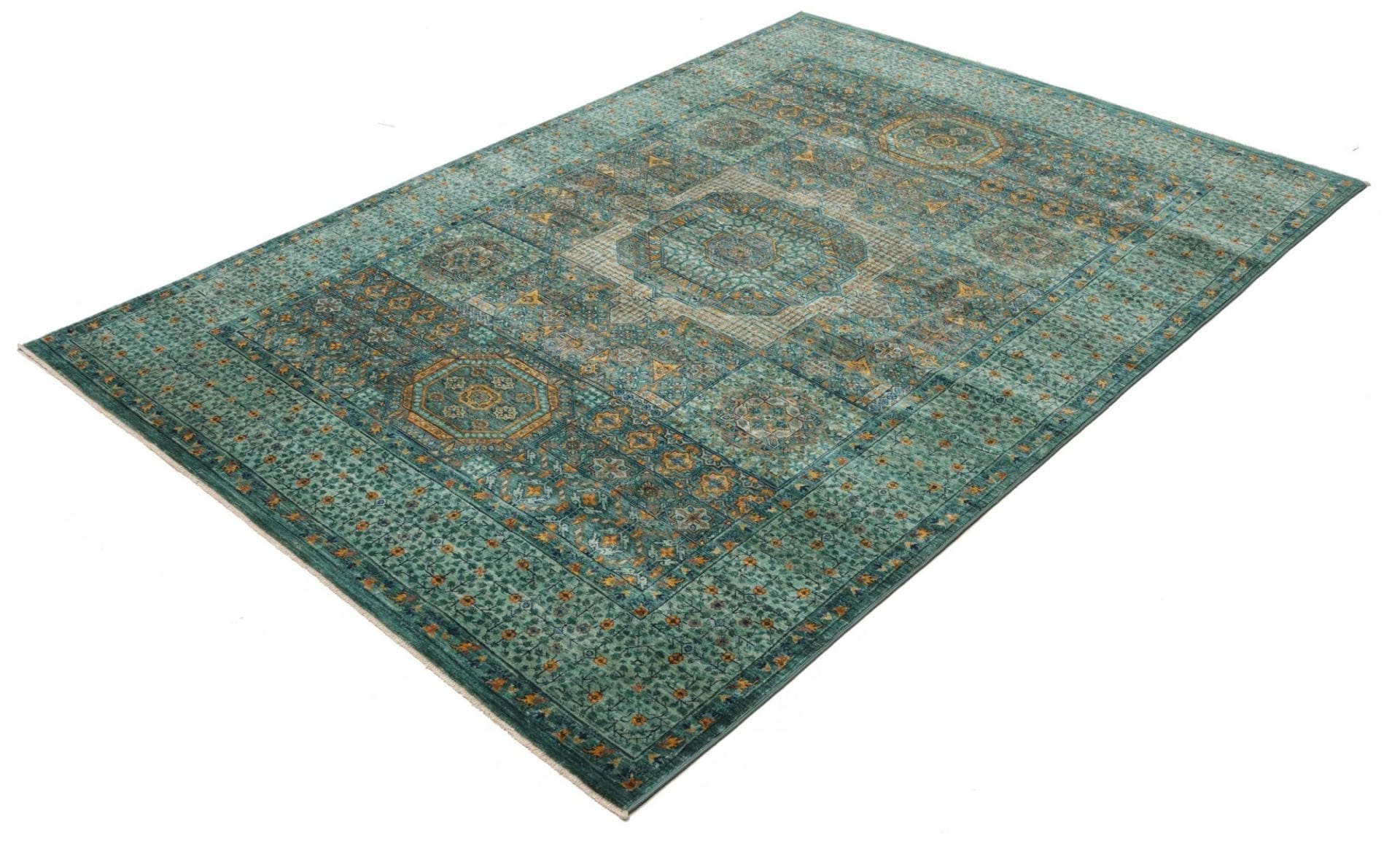 Mamluk Pakistani Rug 172 × 238 cm, Wool, hand-knotted