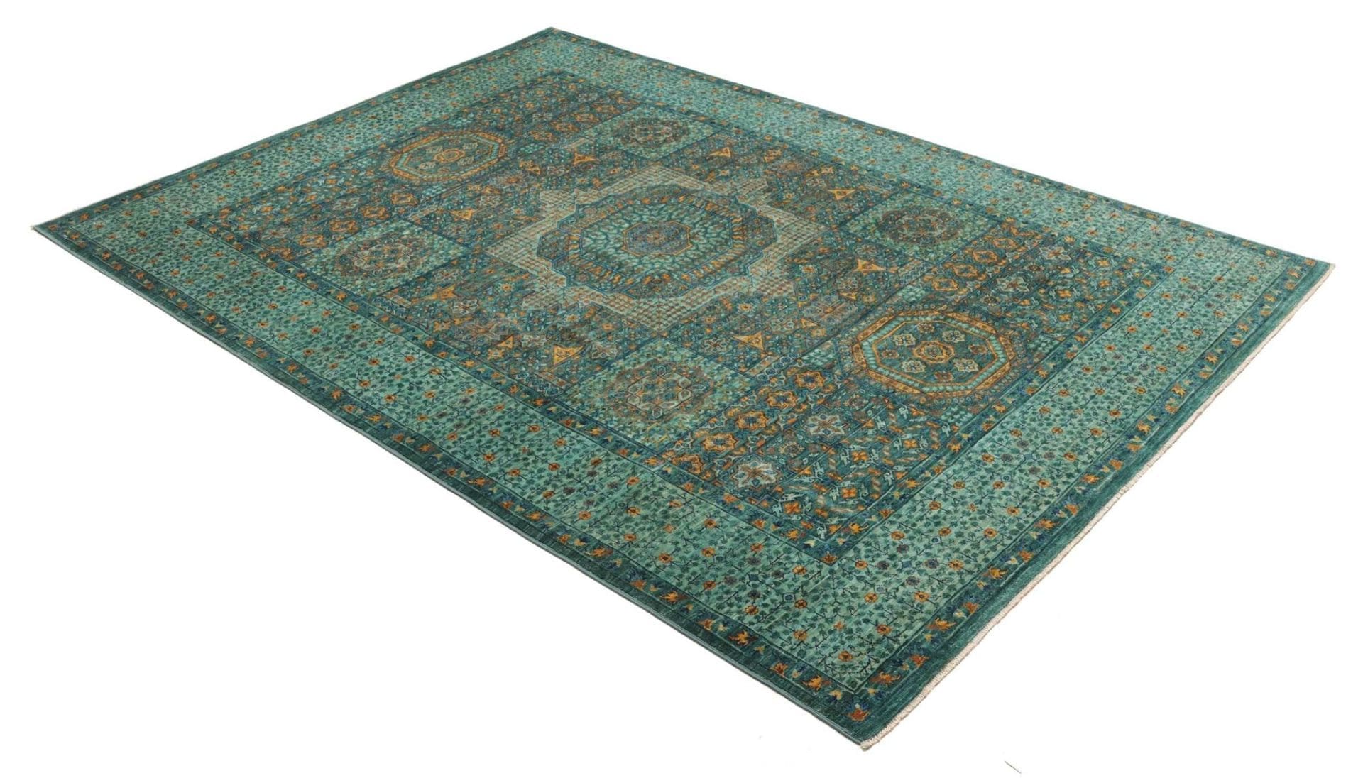 Mamluk Pakistani Rug 172 × 238 cm, Wool, hand-knotted