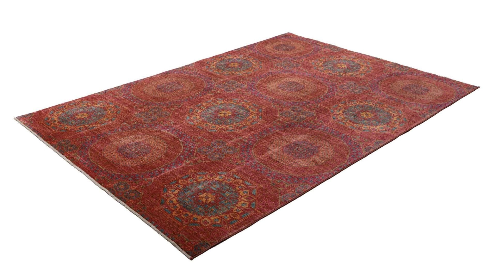 mamluk-orientteppich-174-x-240-cm-handgeknupft-hohe-qualitat-1 Mamluk Pakistani Rug 174 × 240 cm, Wool, hand-knotted