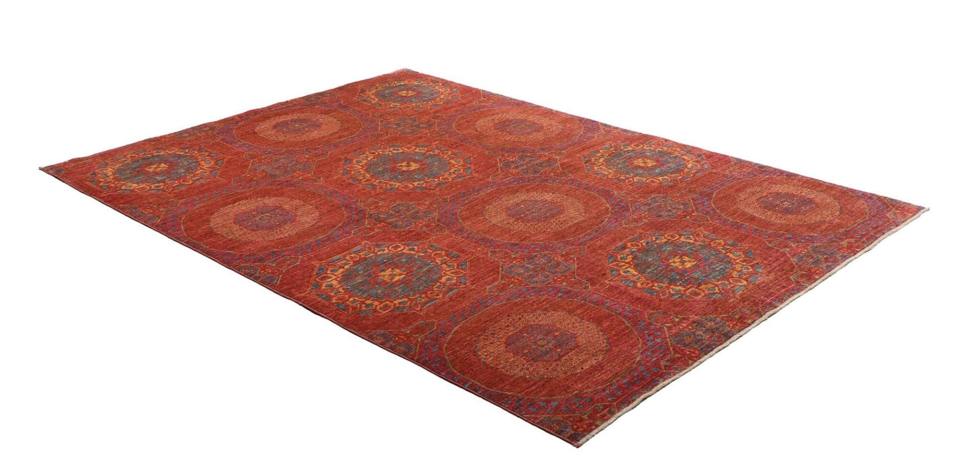 mamluk-orientteppich-174-x-240-cm-handgeknupft-hohe-qualitat-2 Mamluk Pakistani Rug 174 × 240 cm, Wool, hand-knotted