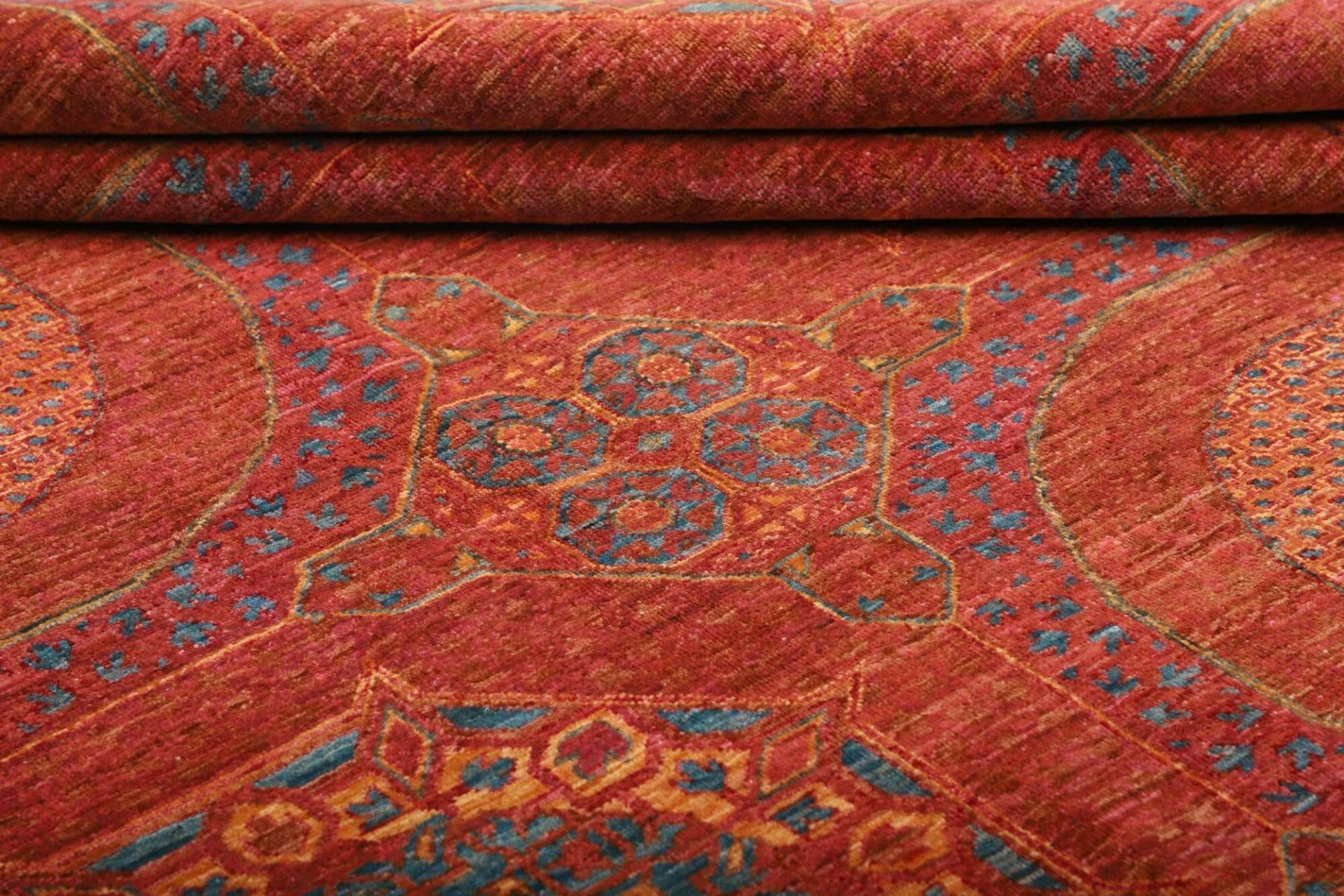 mamluk-orientteppich-174-x-240-cm-handgeknupft-hohe-qualitat-9 Mamluk Pakistani Rug 174 × 240 cm, Wool, hand-knotted