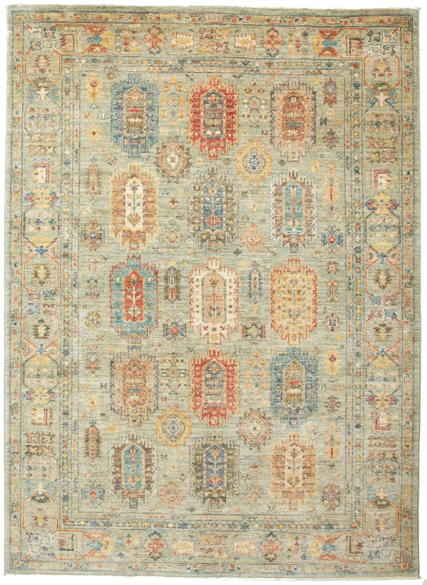 Samarkand Pakistani Rug — hand-knotted, 169 × 229 cm, Wool