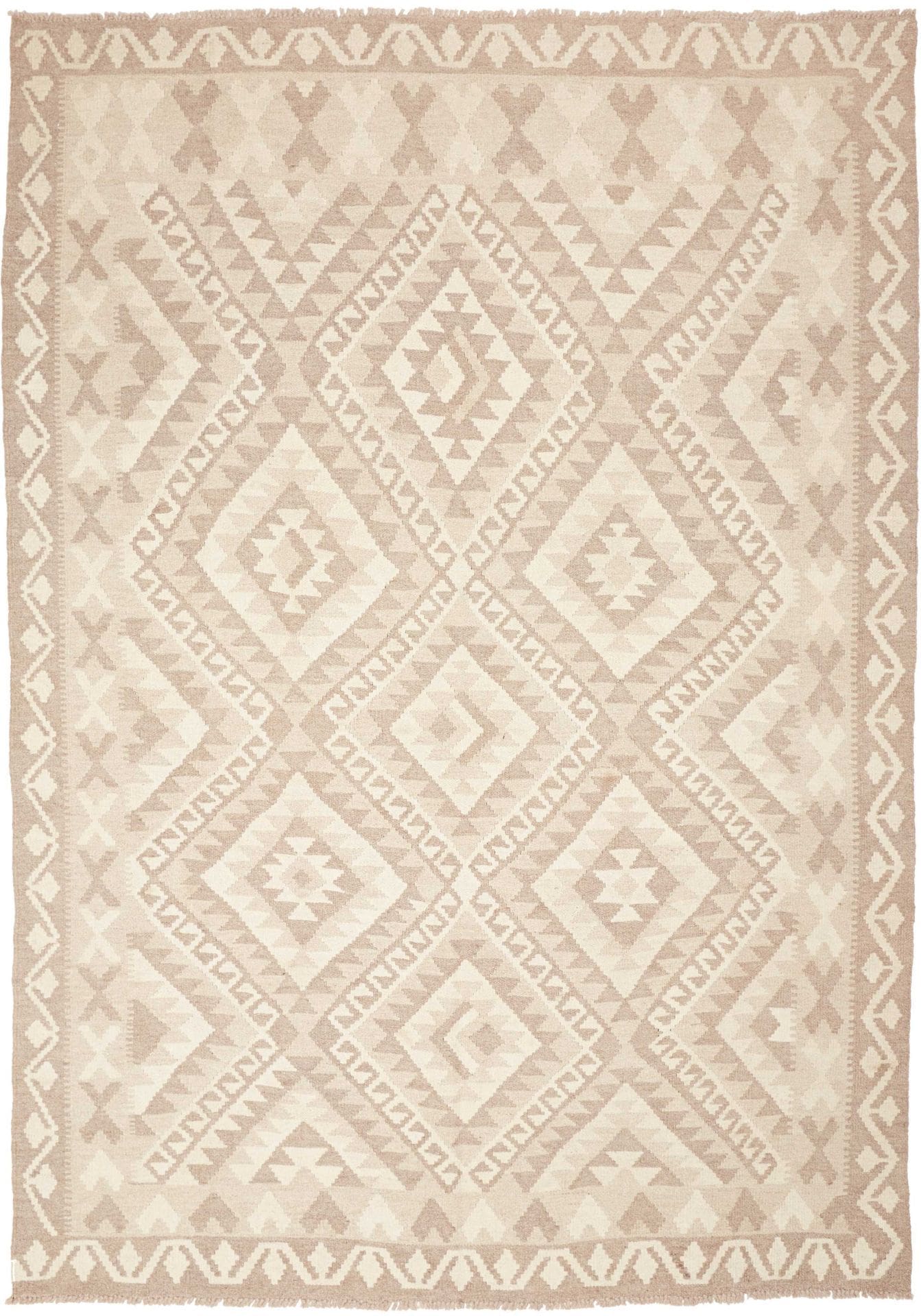 Kilim Pakistani Rug 176 × 245 cm, Wool, hand-woven