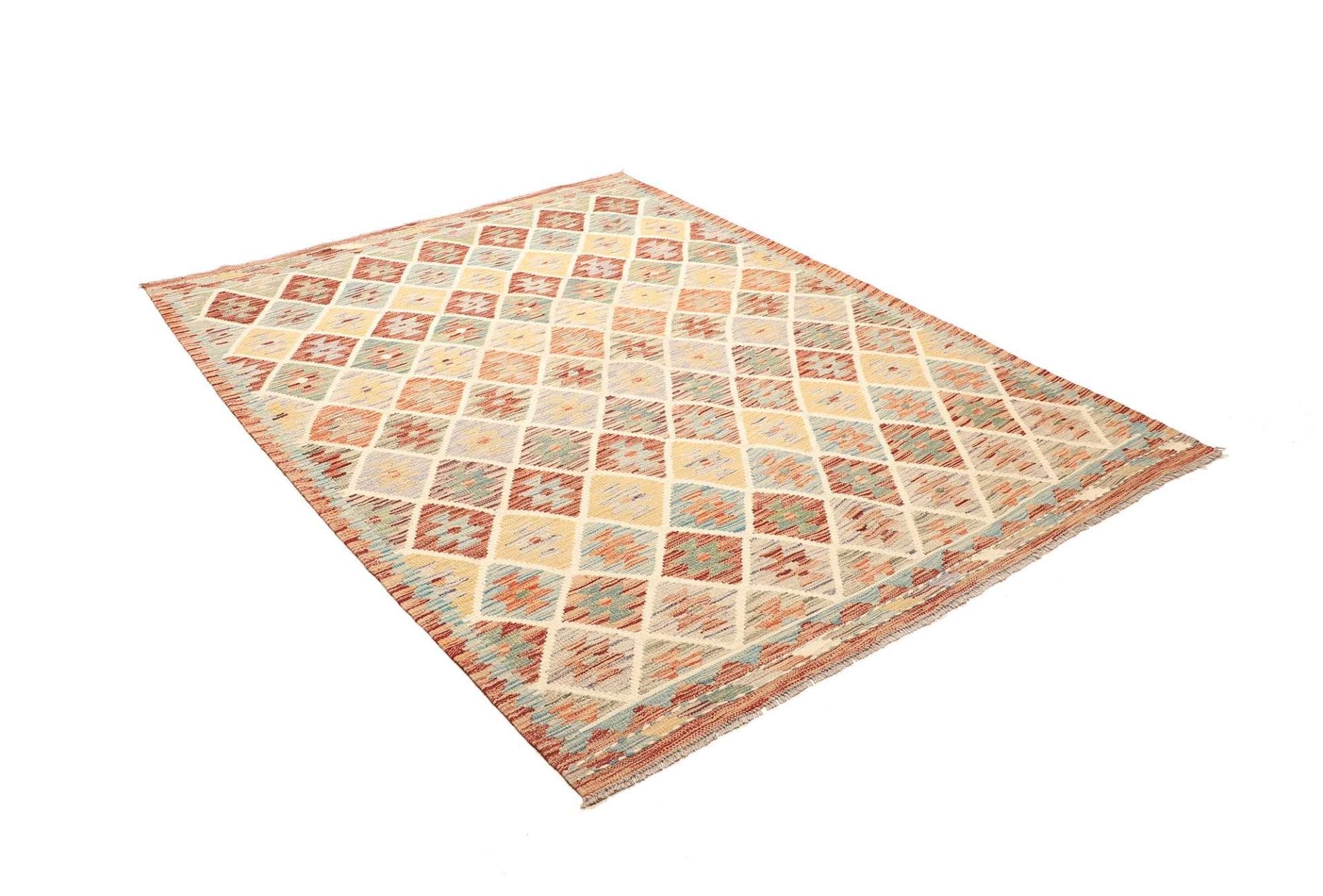Kilim Pakistani Rug 163 × 212 cm, Wool, hand-woven