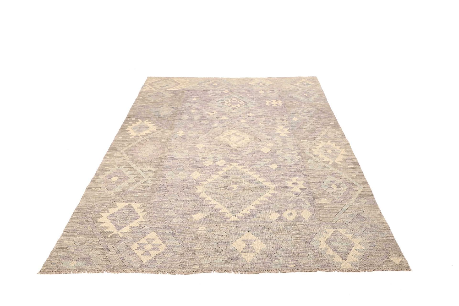 Kilim Pakistani Rug 175 × 243 cm, Wool, hand-woven
