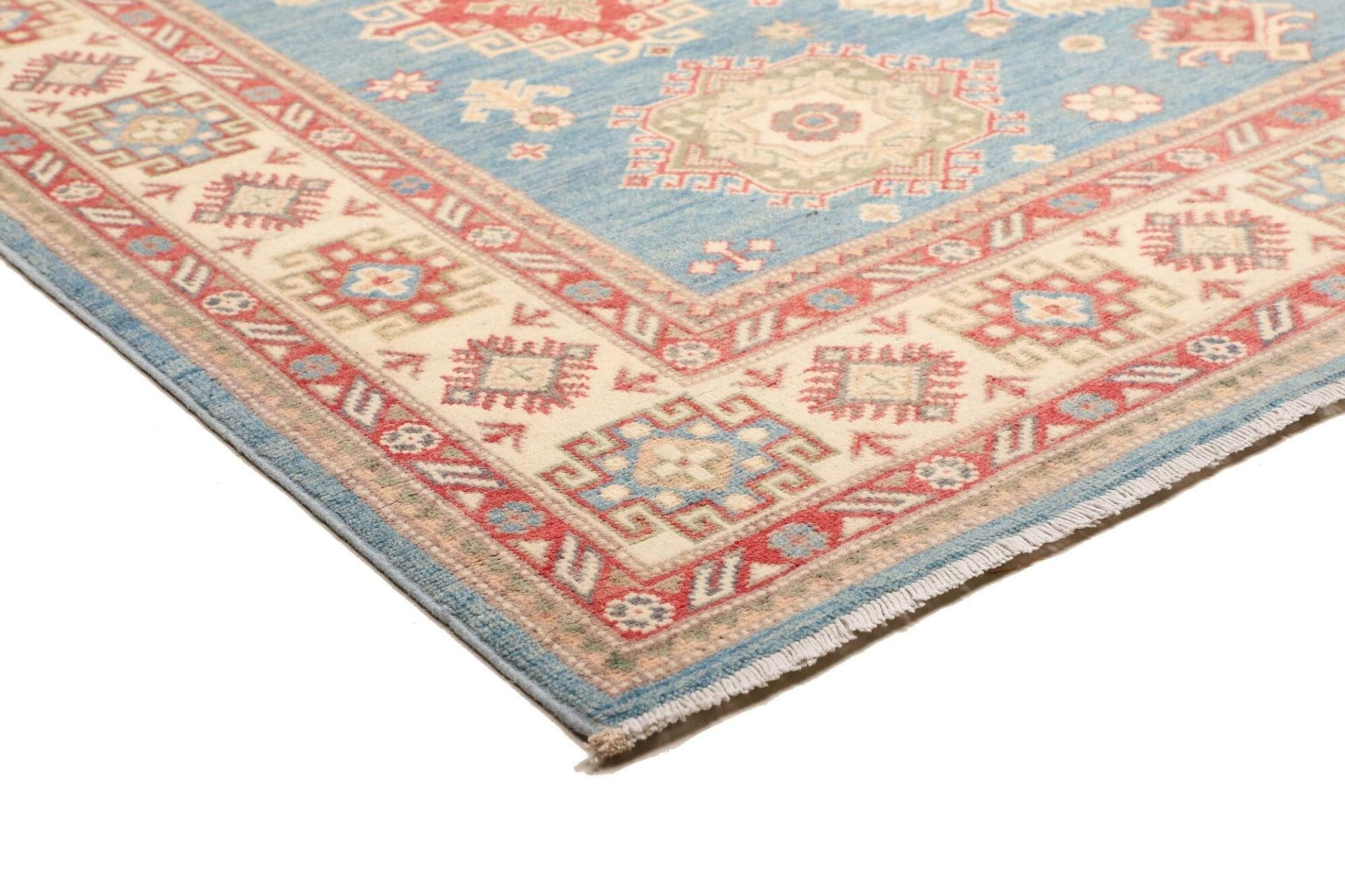 Kazak Pakistani Rug 177 × 228 cm, Wool, hand-knotted