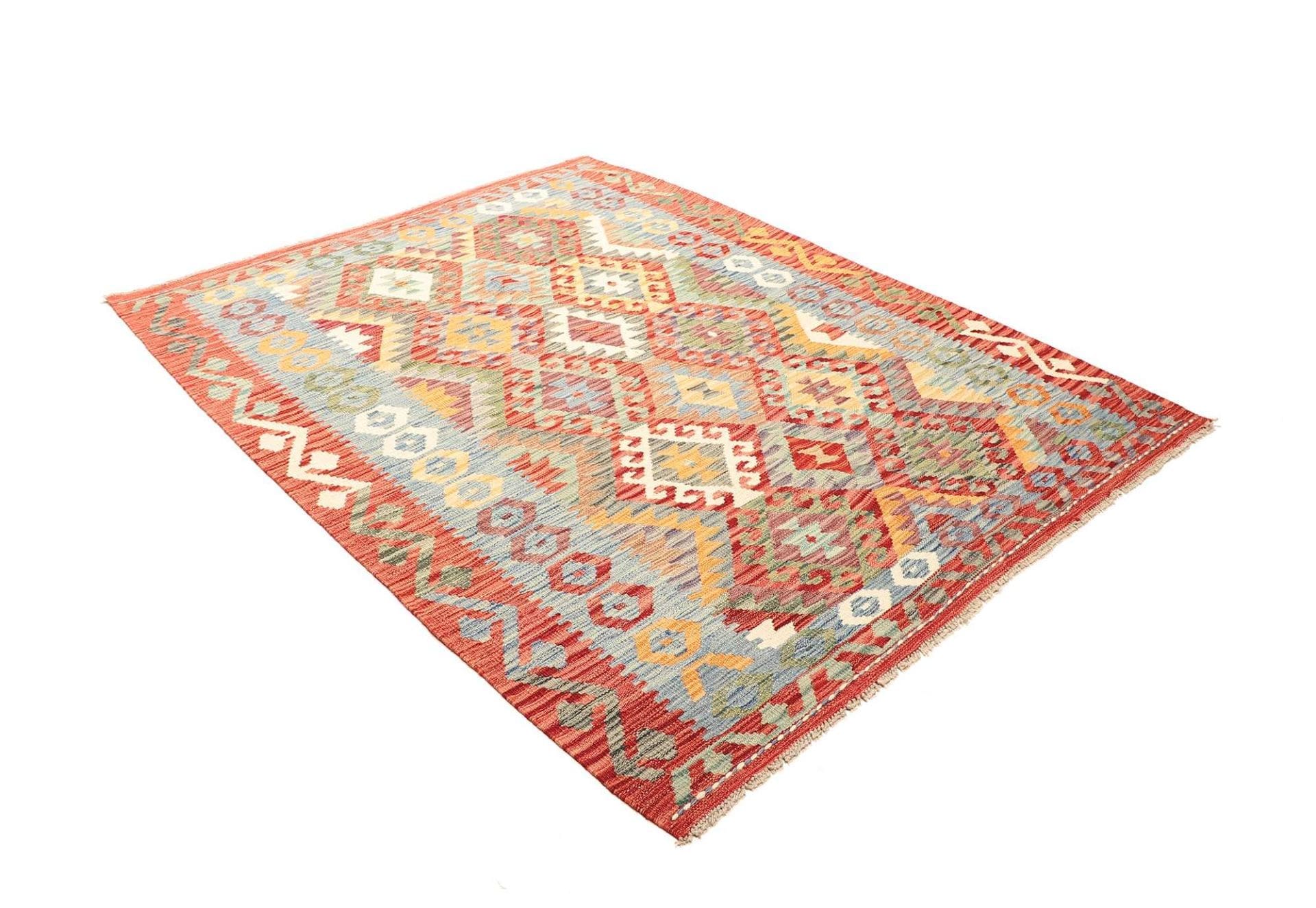 Kilim Pakistani Rug — hand-woven, 161 × 198 cm, Wool