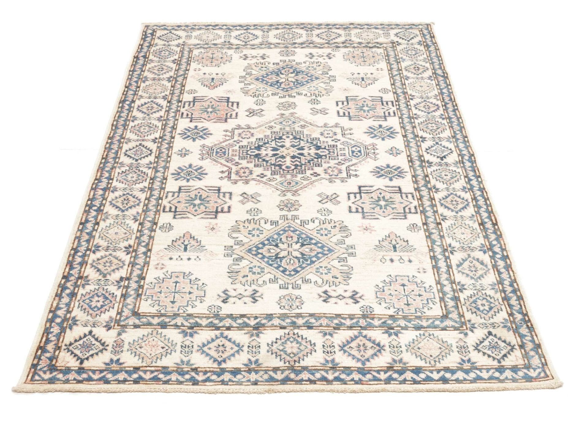 Kazak Pakistani Rug 124 × 177 cm, Wool, hand-knotted