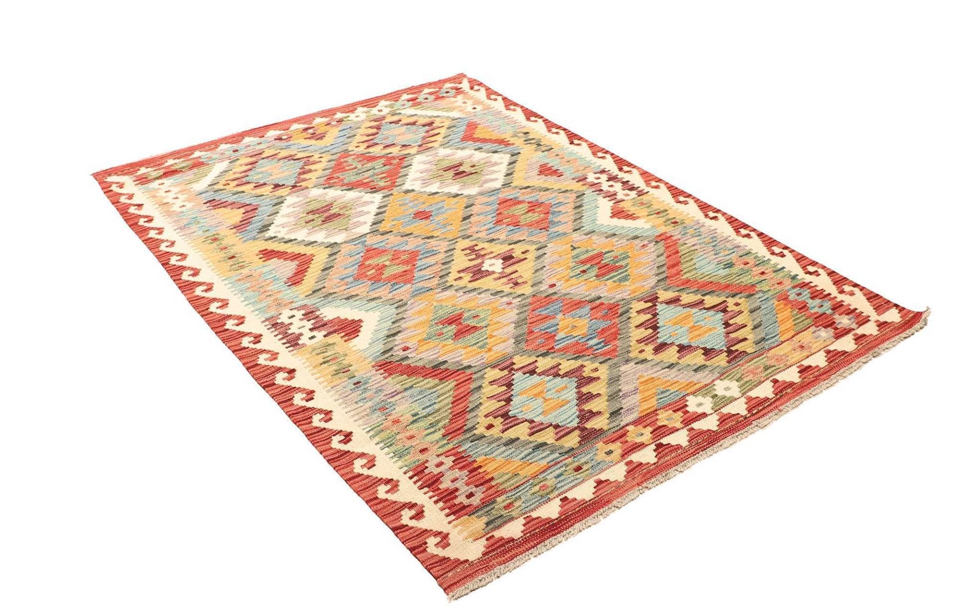 orientteppich-kelim-134-x-183-cm-handgewebt-aus-schurwolle-2 Kilim Pakistani Rug 134 × 183 cm, Wool, hand-woven