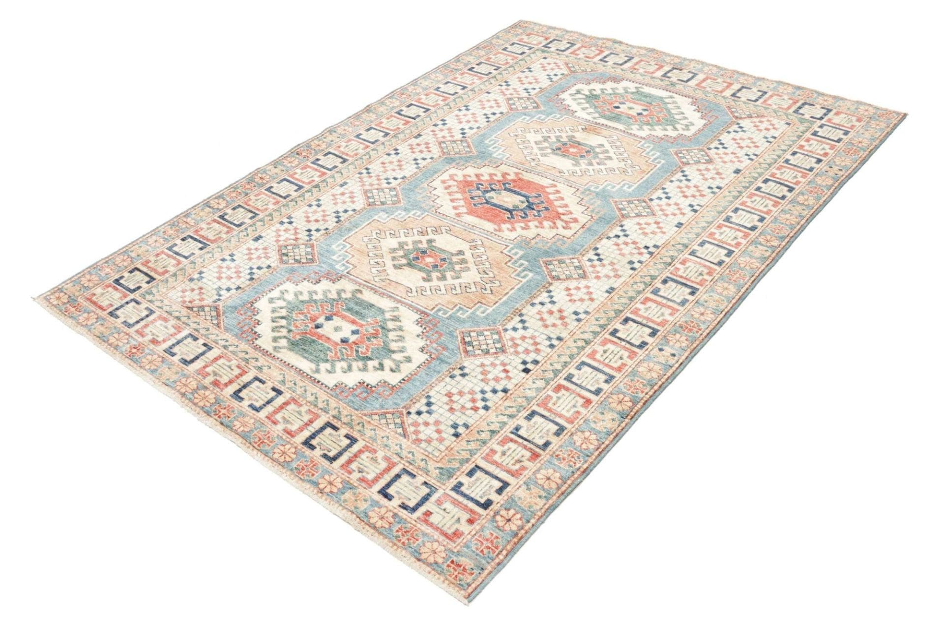 Kazak Pakistani Rug — hand-knotted, 151 × 212 cm, Wool