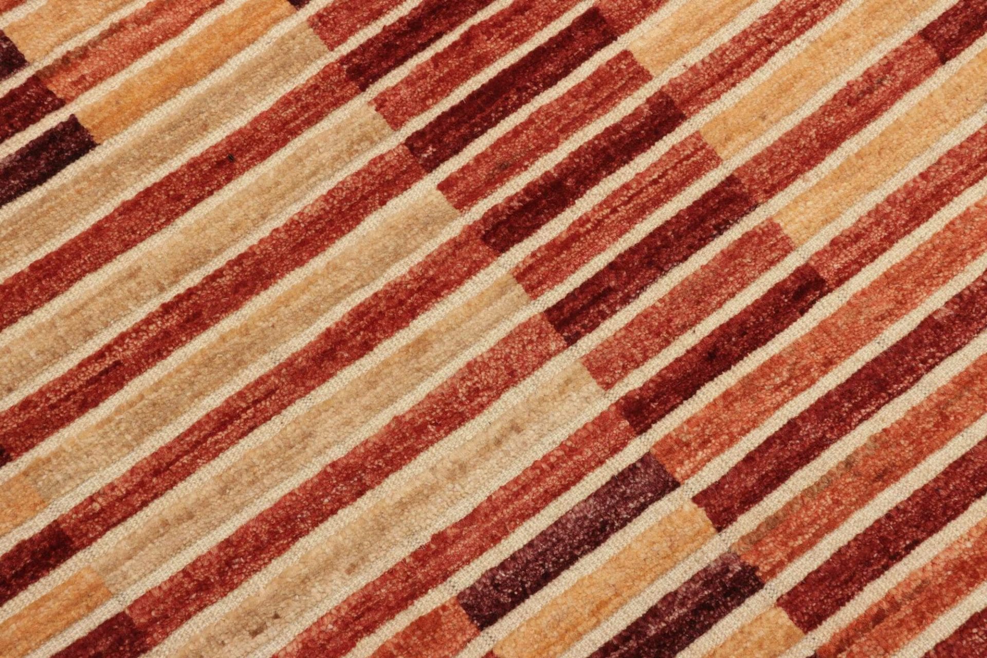 Hand-Knotted Wool Ziegler Pakistani Rug, 154 × 202 cm