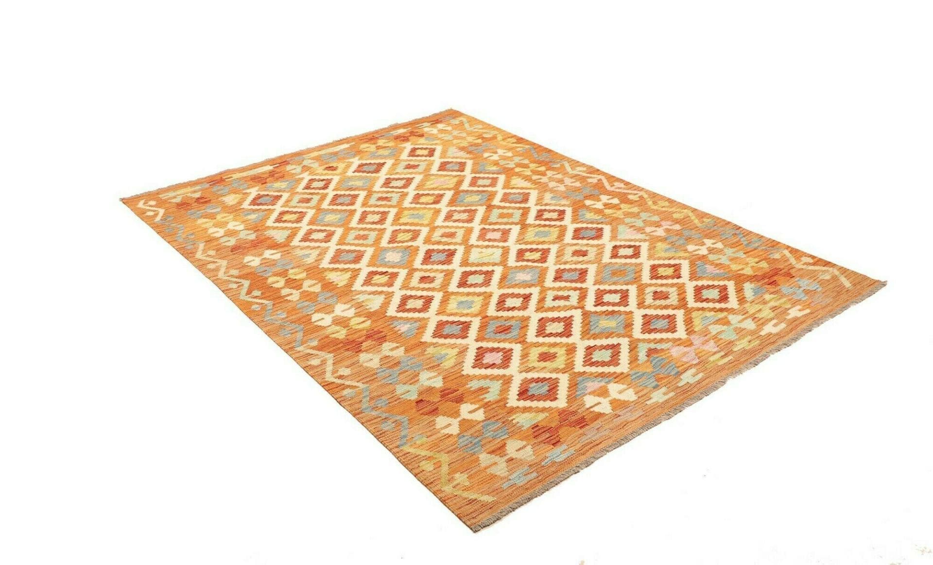Kilim Pakistani Rug 151 × 199 cm, Wool, hand-woven
