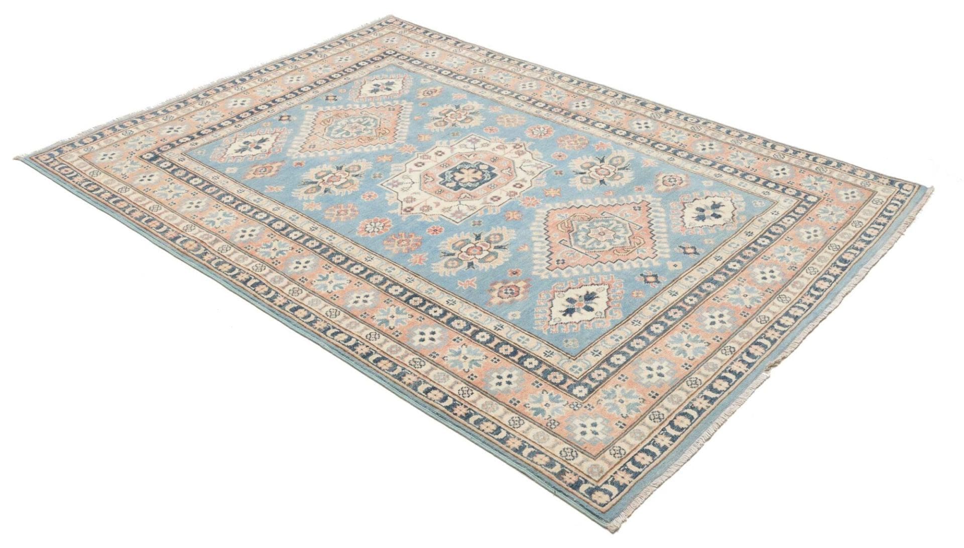 Kazak Pakistani Rug — hand-knotted, 152 × 207 cm, Wool