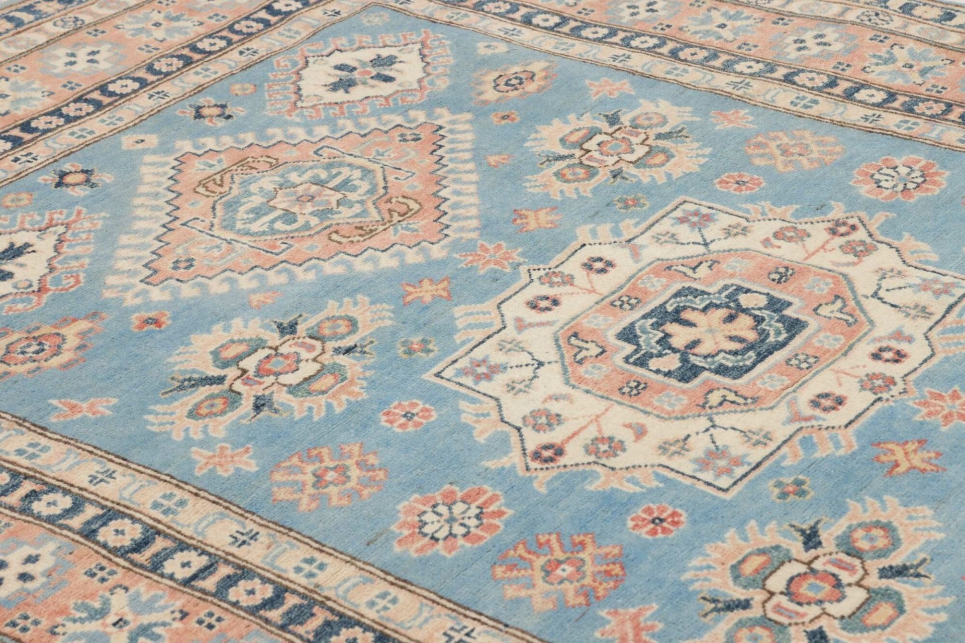 Kazak Pakistani Rug — hand-knotted, 152 × 207 cm, Wool