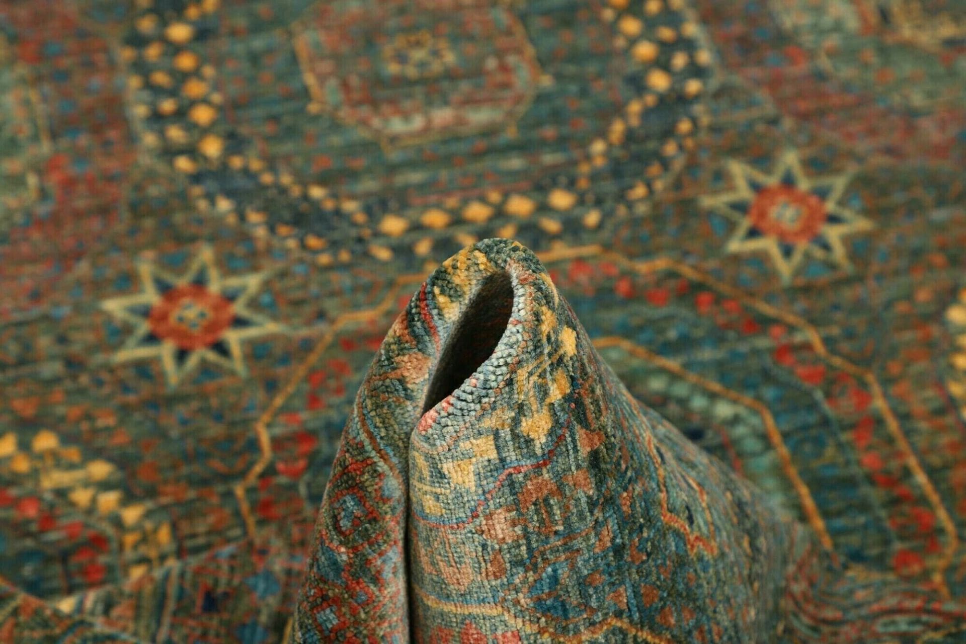Mamluk Pakistani Rug 124 × 186 cm, Wool, hand-knotted