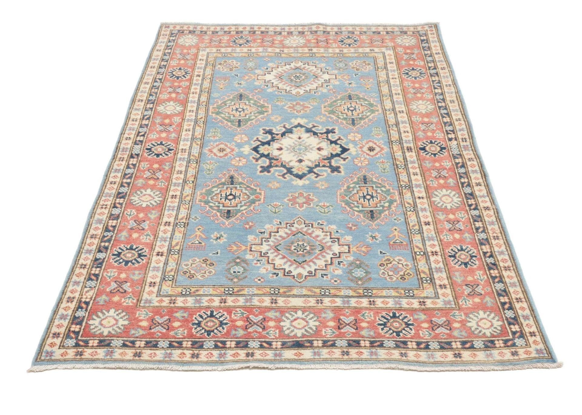 Kazak Pakistani Rug — hand-knotted, 122 × 179 cm, Wool
