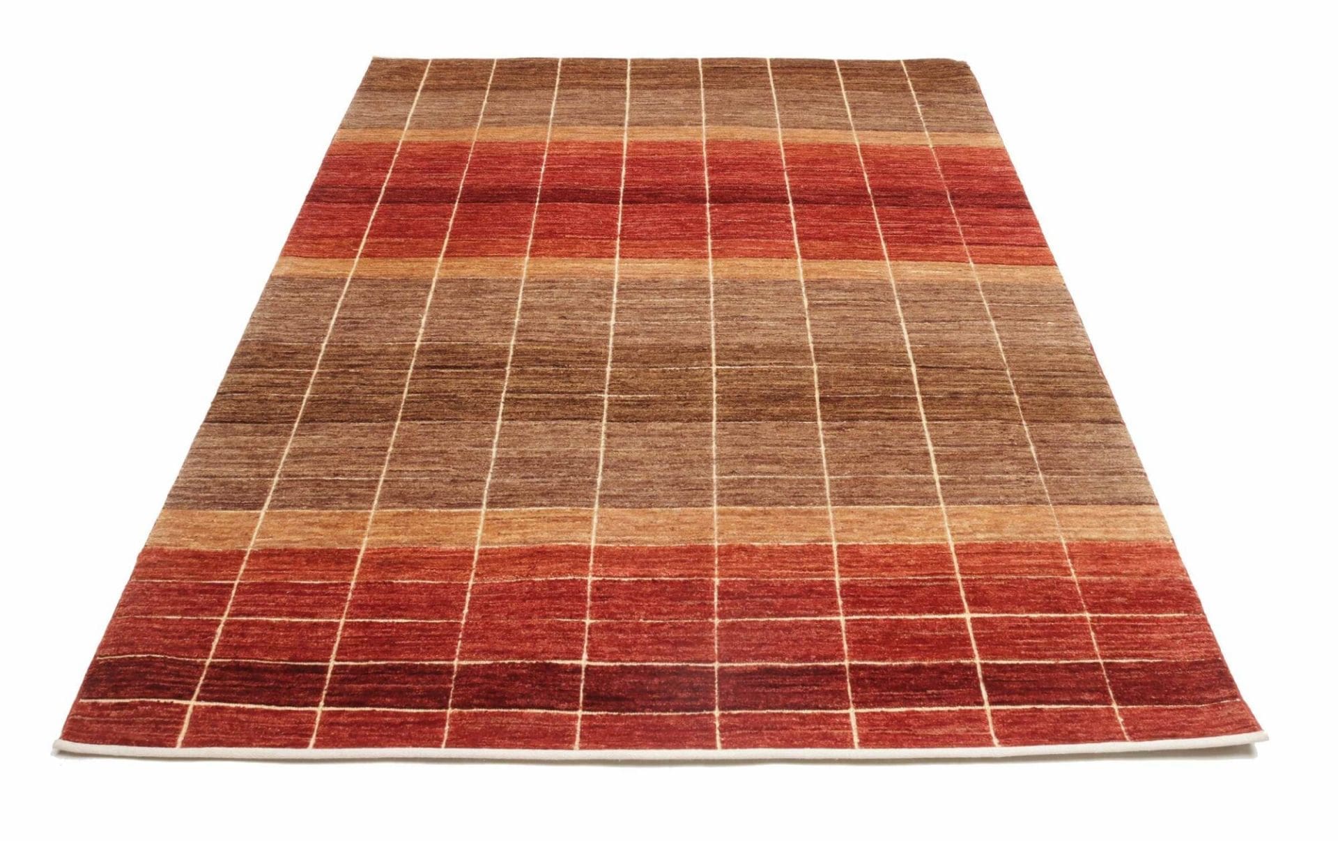 Hand-Knotted Wool Ziegler Pakistani Rug, 158 × 207 cm