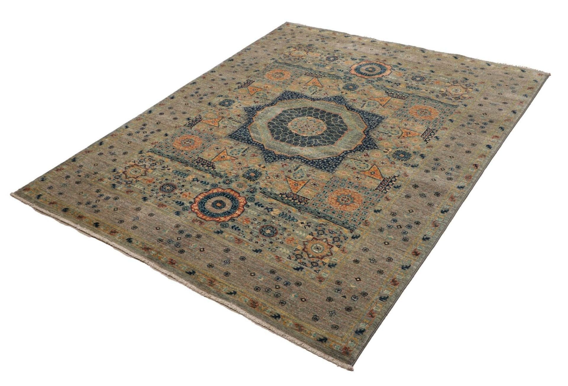 Mamluk Pakistani Rug — hand-knotted, 157 × 190 cm, Wool