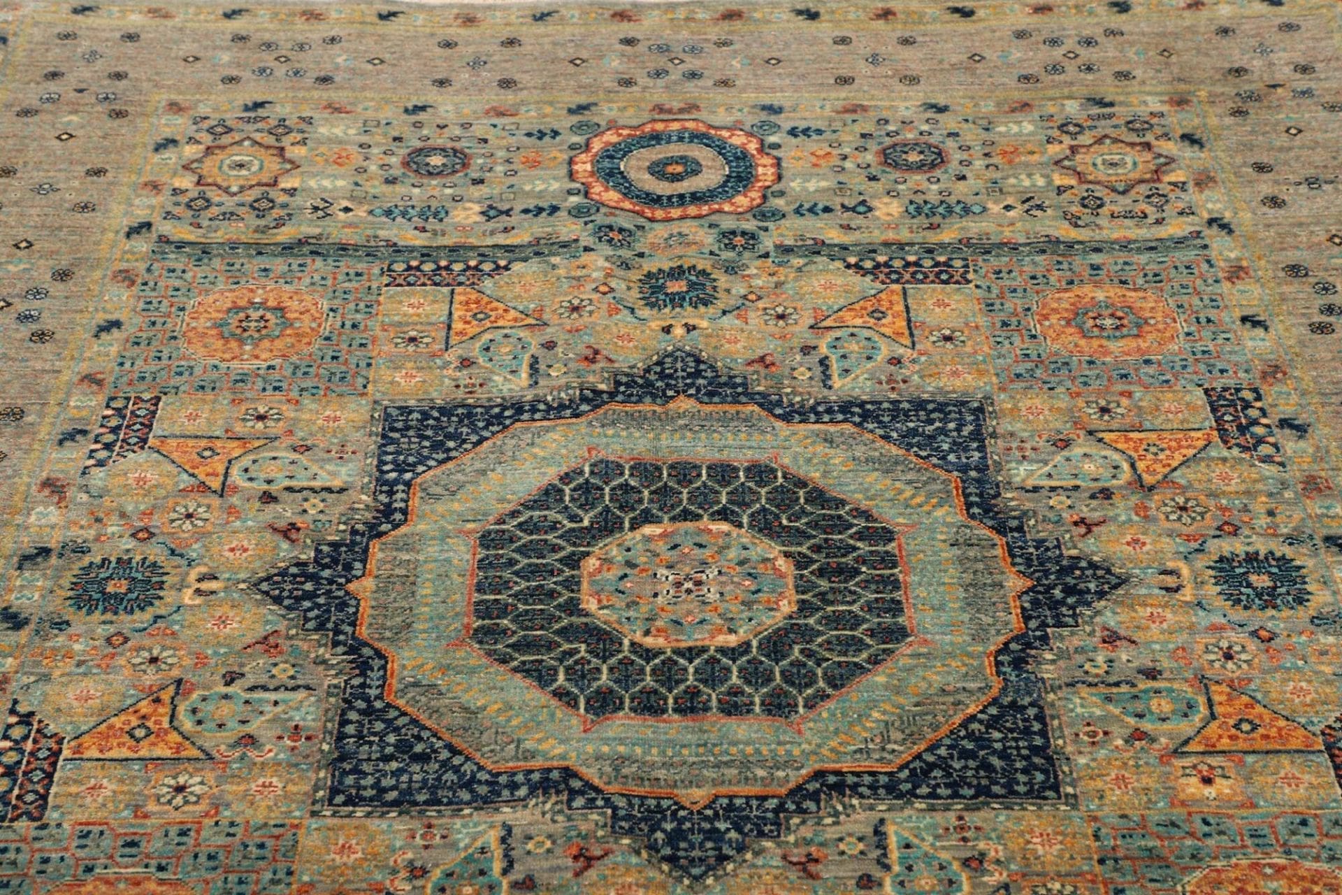 Mamluk Pakistani Rug — hand-knotted, 157 × 190 cm, Wool