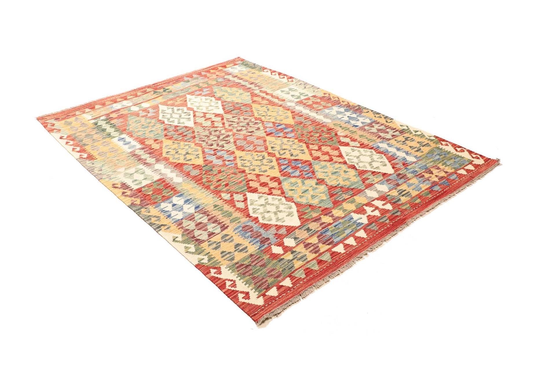 kelim-teppich-153-x-195-cm-handgewebt-rustikales-flair-wolle-2 Kilim Pakistani Rug — hand-woven, 153 × 195 cm, Wool